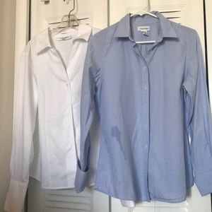 Calvin Klein dress shirts 25 dollars each.